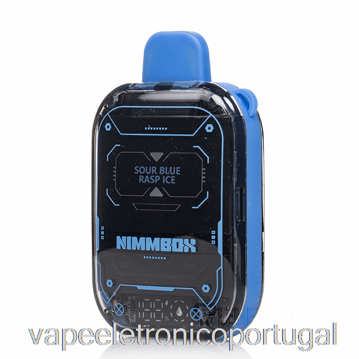 Vape Eletrônico Vapengin Nimmbox 10000 Descartável Sour Blue Framboesa Gelo